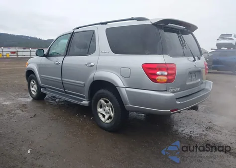 2001 Toyota Sequoia Limited V8 from USA, damaged, VIN 5TDBT48A21S012685